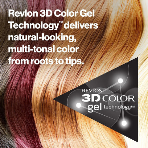 Revlon [34 Deep burgundy] hair color 130gm (Italy)