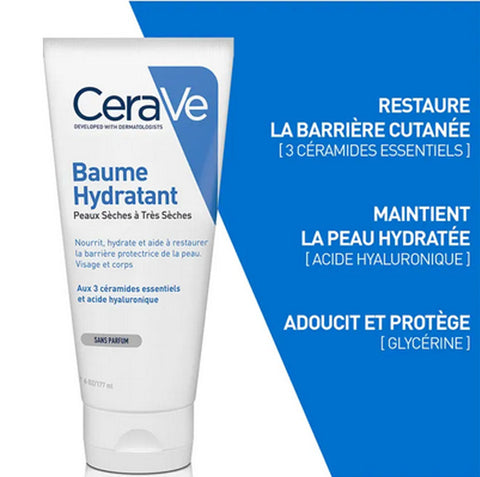 Cerave [Baume hydratant] moisturising cream 177ml (France)