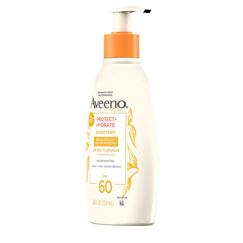 Aveeno Protect + Hydrate Sunscreen Broad Spectrum Body Lotion SPF 60