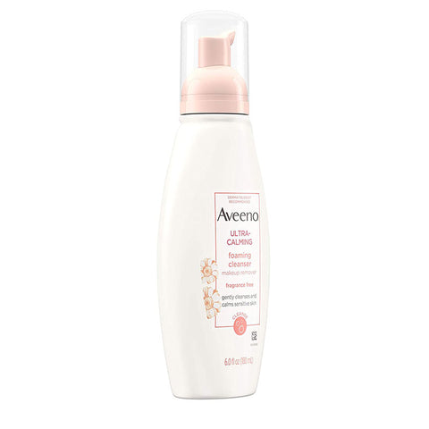 Aveeno Ultra-Calming Foaming Cleanser Makeup Remover