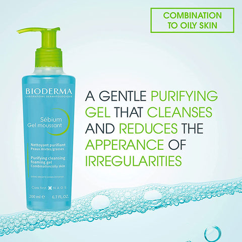 Bioderma Sebium Gel Moussant Purifying Foaming Gel