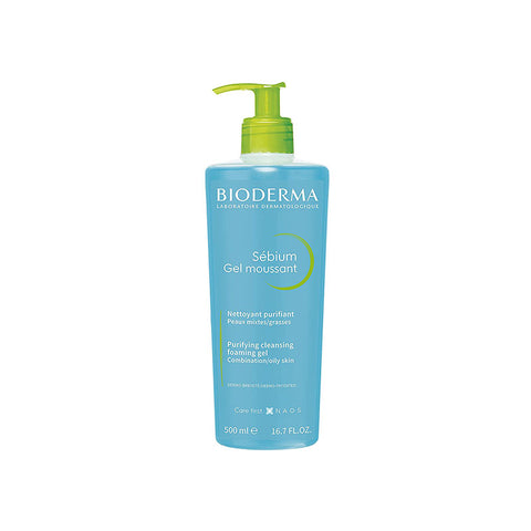 Bioderma Sebium Purifying Cleansing Foaming Gel Cleanser – 500ml