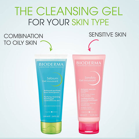 Bioderma Sebium Purifying Cleansing Foaming Gel Cleanser