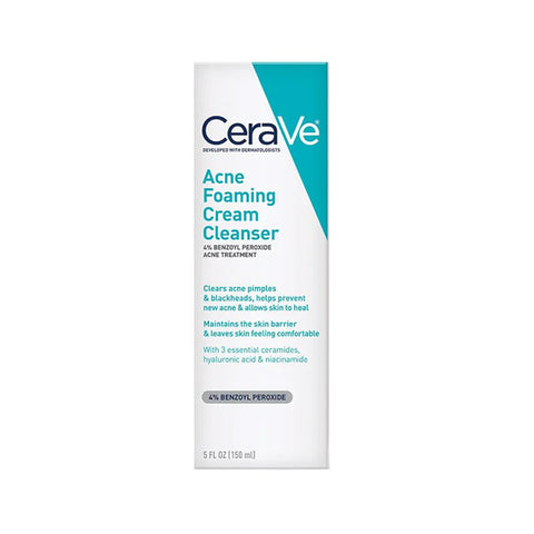 CeraVe Acne Foaming Cream Cleanser