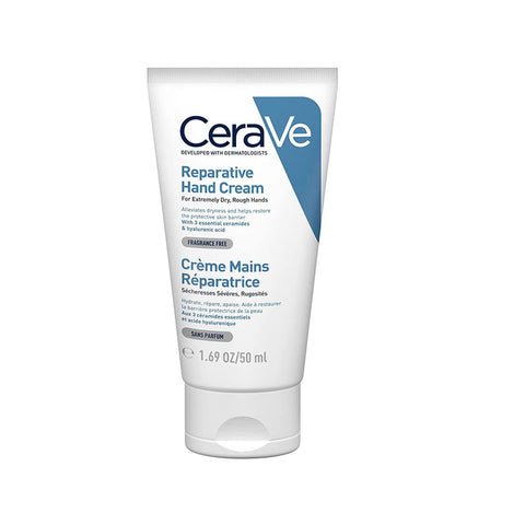 CeraVe Reparative Hand Cream, 50ml, For Dry & Rough Hands