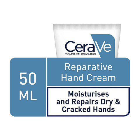 CeraVe Reparative Hand Cream, 50ml, For Dry & Rough Hands