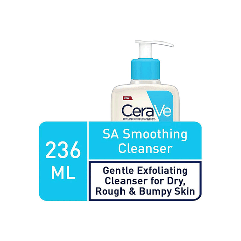 CeraVe – SA Smoothing Cleanser | 236m| Face and Body Wash with Salicylic Acid