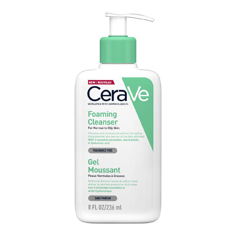 Cerave – Foaming Cleanser For Normal To Oily Skin