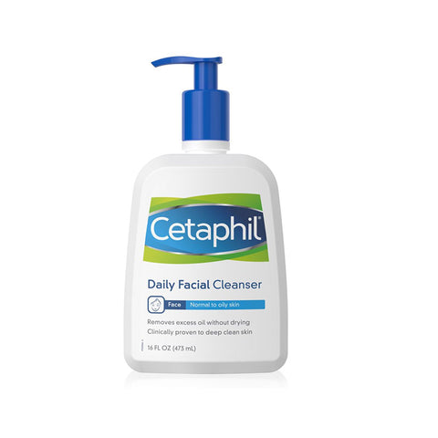 Cetaphil Daily Facial Cleanser – 473ml for Normal to Oily Skin