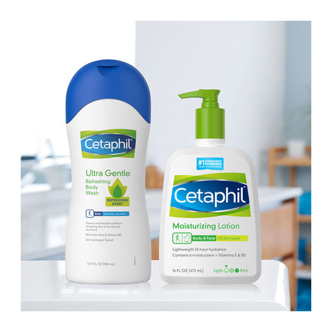 Cetaphil Ultra Gentle Refreshing Body Wash For Sensitive & Dry Skin