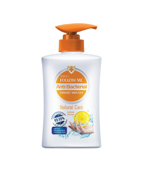 Follow Me Anti Bacterial Hand Wash 450ml Natural Care