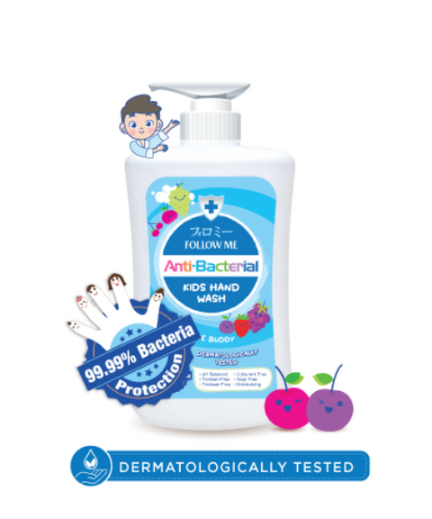 Follow Me Anti Bacterial Kids Hand Wash 400ml