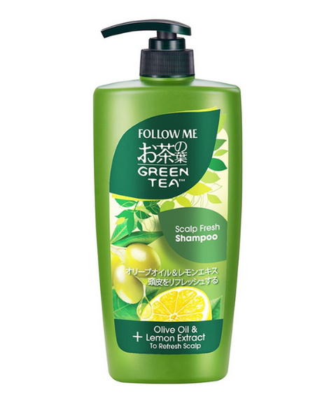 Follow Me Green Tea Shampoo 650ml Scalp Fresh