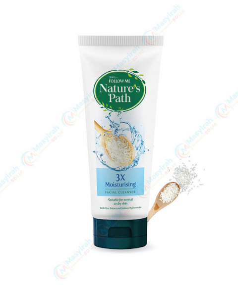 Follow Me Nature's Path Facial Cleanser 160g-3x Moisturising