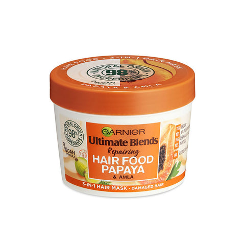 Garnier Ultimate Blends Hair Food Papaya 3-in-1 Damaged Hair Mask Treatment