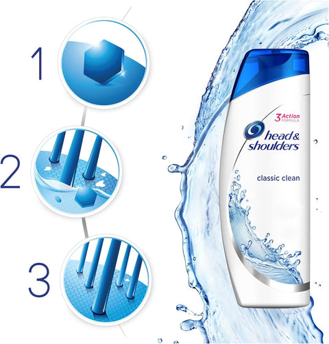 Head & shoulders classic clean shampoo 500ml (France)