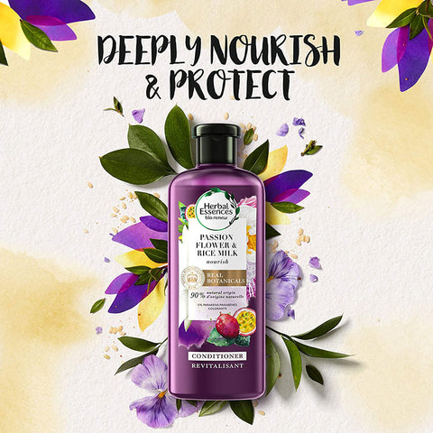 Herbal Essences Nourish Passion Flower and Rice Milk Conditioner