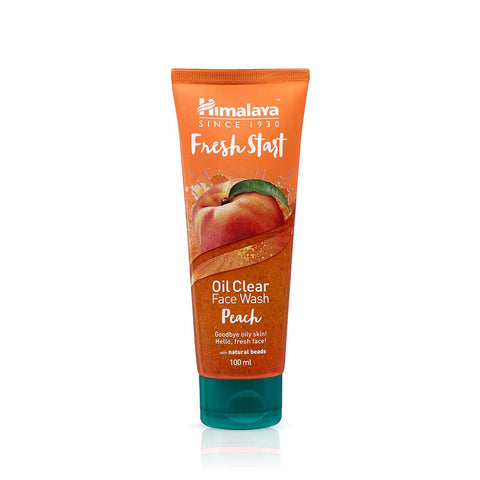 Himalaya fresh start oil clear face wash peach extracts 100ml (india)