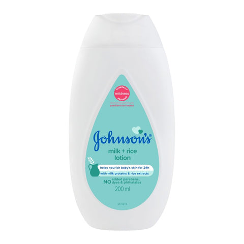 Johnson's baby lotion [Milk+Rice] 200ml (India)