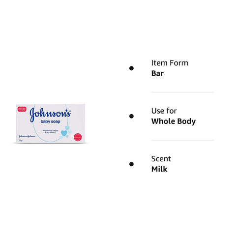 Johnson's baby soap 75gm (India)