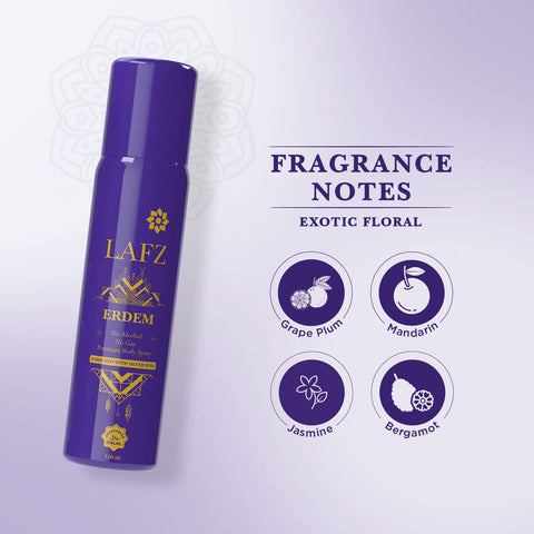 Lafz [Erdem] premium body spray 120ml (India)