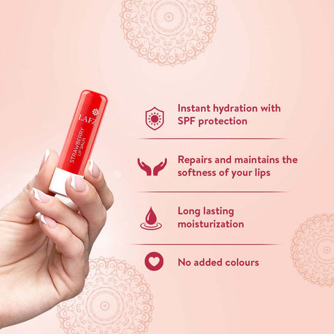 Lafz [Strawberry] lip balm (India)