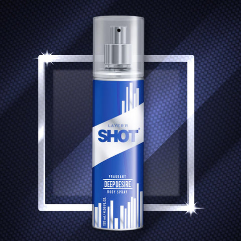 Layer'r shot [Deep desire] body spray 135ml (India)