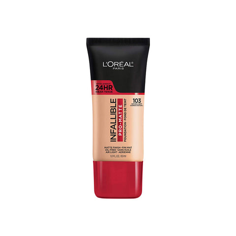 Loreal Infallible Pro Matte Foundation 103 Natural Buff