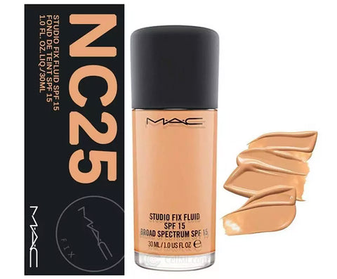 M.A.C Studio Fix Fluid SPF 15 Foundation NC 25