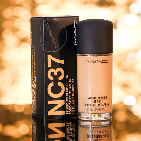 M.A.C Studio Fix Fluid SPF 15 Foundation- NC 37