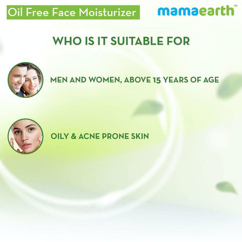 Mamaearth oil-free face moisturizer for acne-prone skin