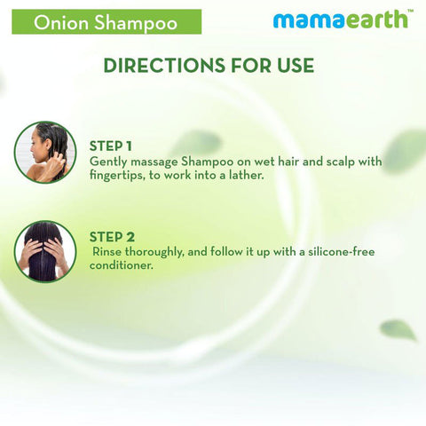 Mamaearth onion shampoo