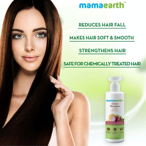 Mamaearth onion shampoo