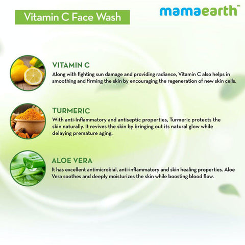 Mamaearth vitamin C face wash