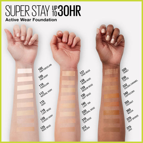 Maybelline SuperStay Full Coverage Foundation – 125 Nude Beige