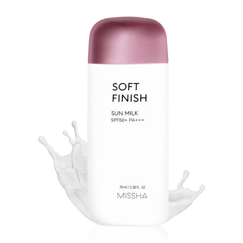 Missha [Soft finish] sun milk SPF 50+ 70ml (Korea)