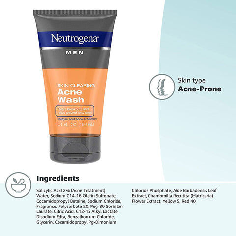 Neotrogena Men Skin Clearing Acne Wash