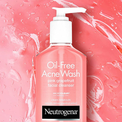 Neutrogena Oil Free Acne Wash Pink Grapefruit Facial Cleanser