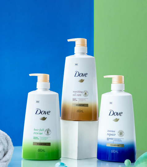 Dove [Intense repair] shampoo 680ml (Thailand)