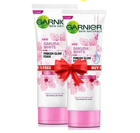 Garnier [Sakura glow] face wash 100ml (Indonesia)