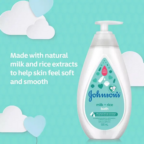 Johnson's [Milk + rice] baby bath 100ml (Malaysia)