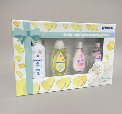 Johnson's baby 4pcs premium gift set (Thailand)