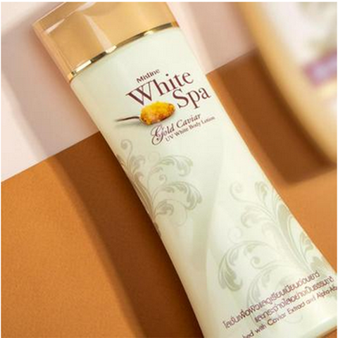 White spa [Gold caviar] body lotion 200ml (Thailand)