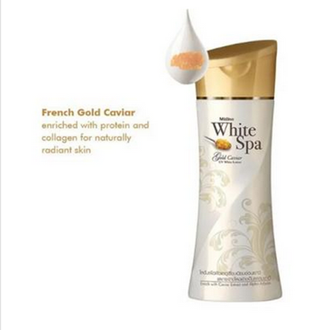 White spa [Gold caviar] body lotion 200ml (Thailand)