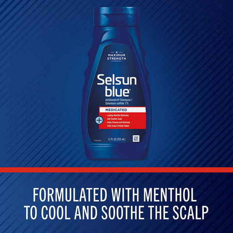 Selsun Blue Dandruff Shampoo Medicated with Menthol