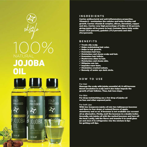 Skin Cafe,100% Pure & Natural Jojoba Oil