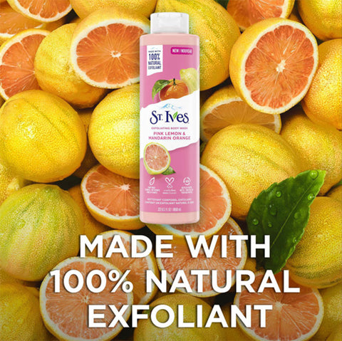 St. Ives Exfoliating Body Wash Pink Lemon & Mandarin Orange