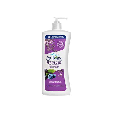 St. Ives Revitalizing Body Lotion Acai Blueberry & Chia Seed Oil