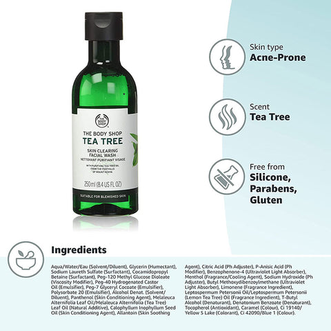 The Body Shop Tea Tree Skin Clearing Facial Wash