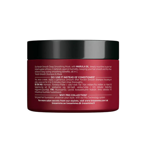 Tresemme Keratin Smooth Deep Smoothing Mask with marula oil